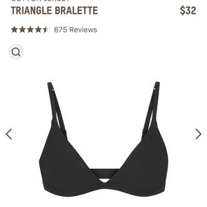 Brand new Skims Cotton Jersey Triangle bralette